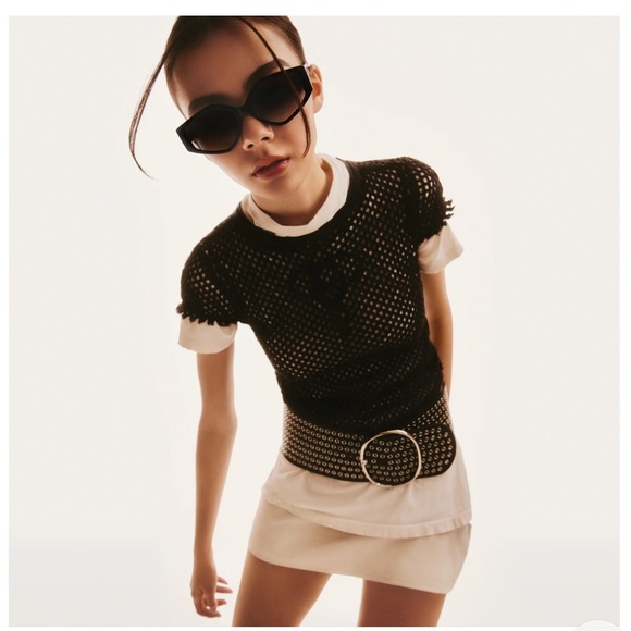 Quay hot gossip geometric black frame smoke lens sunglasses and canvas pouch new - Picture 6 of 6